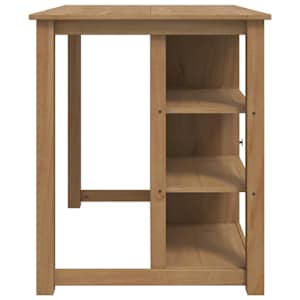 Kuchyňský vozík PANAMA 2 pcs Medový vosk 112 x 77 x 90 cm - obrázek 5