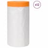 vidaXL Tolmuplaat kleeplindiga 12 tk L&auml;bipaistev 110 x 3300 cm HDPE