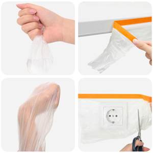 Prachový plát s lepicí páskou 12 pcs 240 x 2000 cm HDPE - obrázek 6