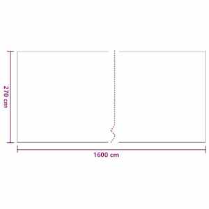 Prachový plát s lepicí páskou 12 pcs 270 x 1600 cm HDPE - obrázek 7