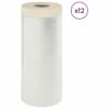 vidaXL Tolmumatt liimiga teibiga 12 tk L&auml;bipaistev 110 x 3300 cm HDPE