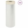 vidaXL Tolmumatt liimiga teibiga 12 tk L&auml;bipaistev 270 x 1600 cm HDPE