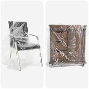 Prachová plachta 6 pcs Transparentní 400 x 500 cm HDPE - obrázek 3