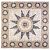 vidaXL Mosaiikplaadid lillemustriga Mitmev&auml;rviline 120 x 120 cm Marmor