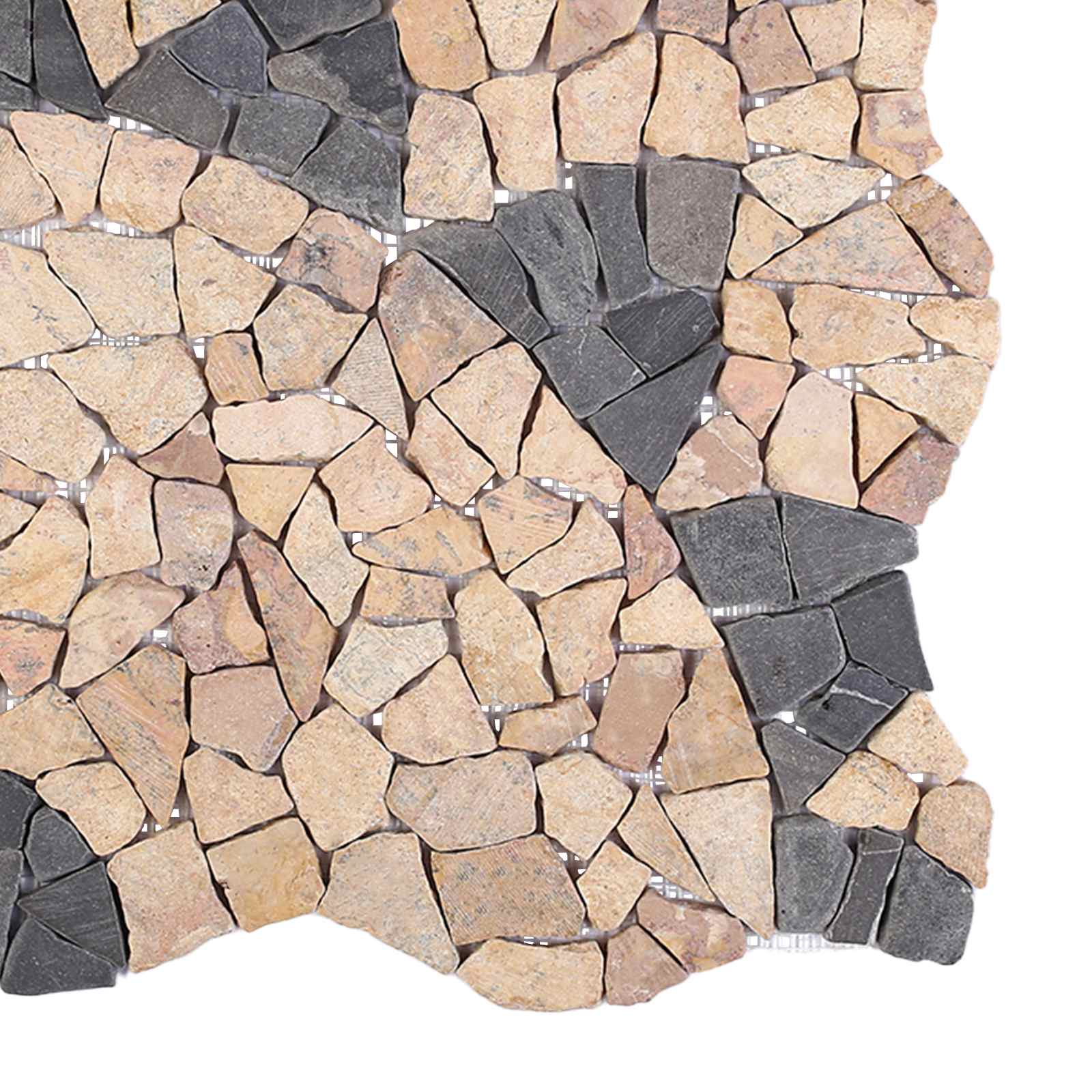 Mosaic Tiles vzorec sončnice večbarvno 120 x 120 cm Marmor - slika 8
