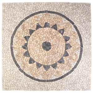 vidaXL Mosaiktellised p&auml;evalille mustriga Mitmev&auml;rviline 120 x 120 cm