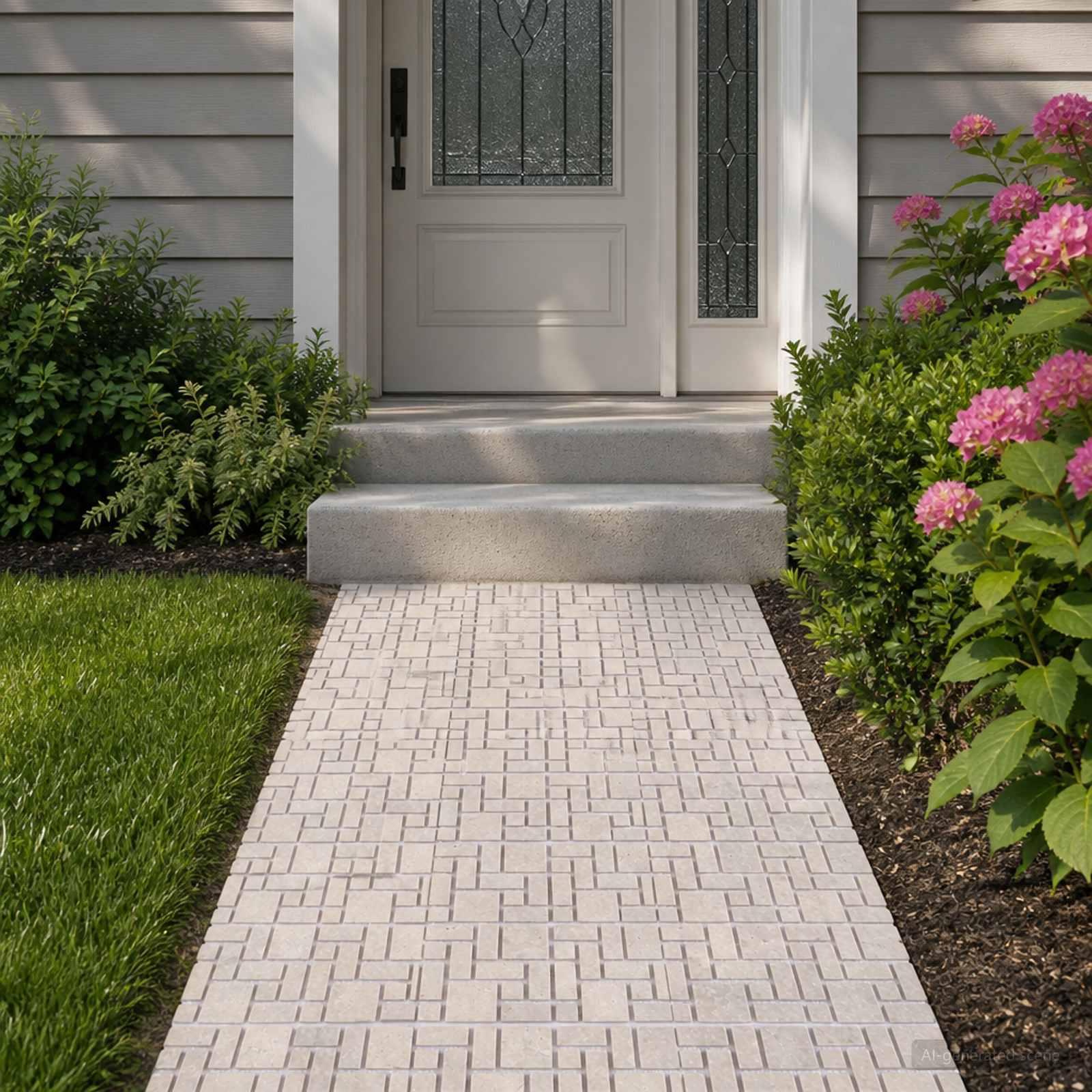 vidaXL Mosaik Fliser Cremefarvet 30 x 30 cm Marmor