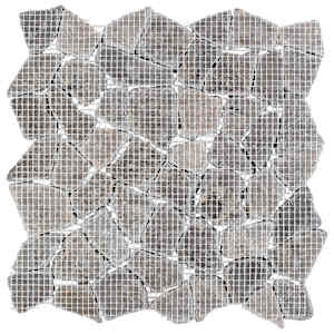 Mozaikové dlaždice Světle šedá 30 x 30 cm Mramor - obrázek 6