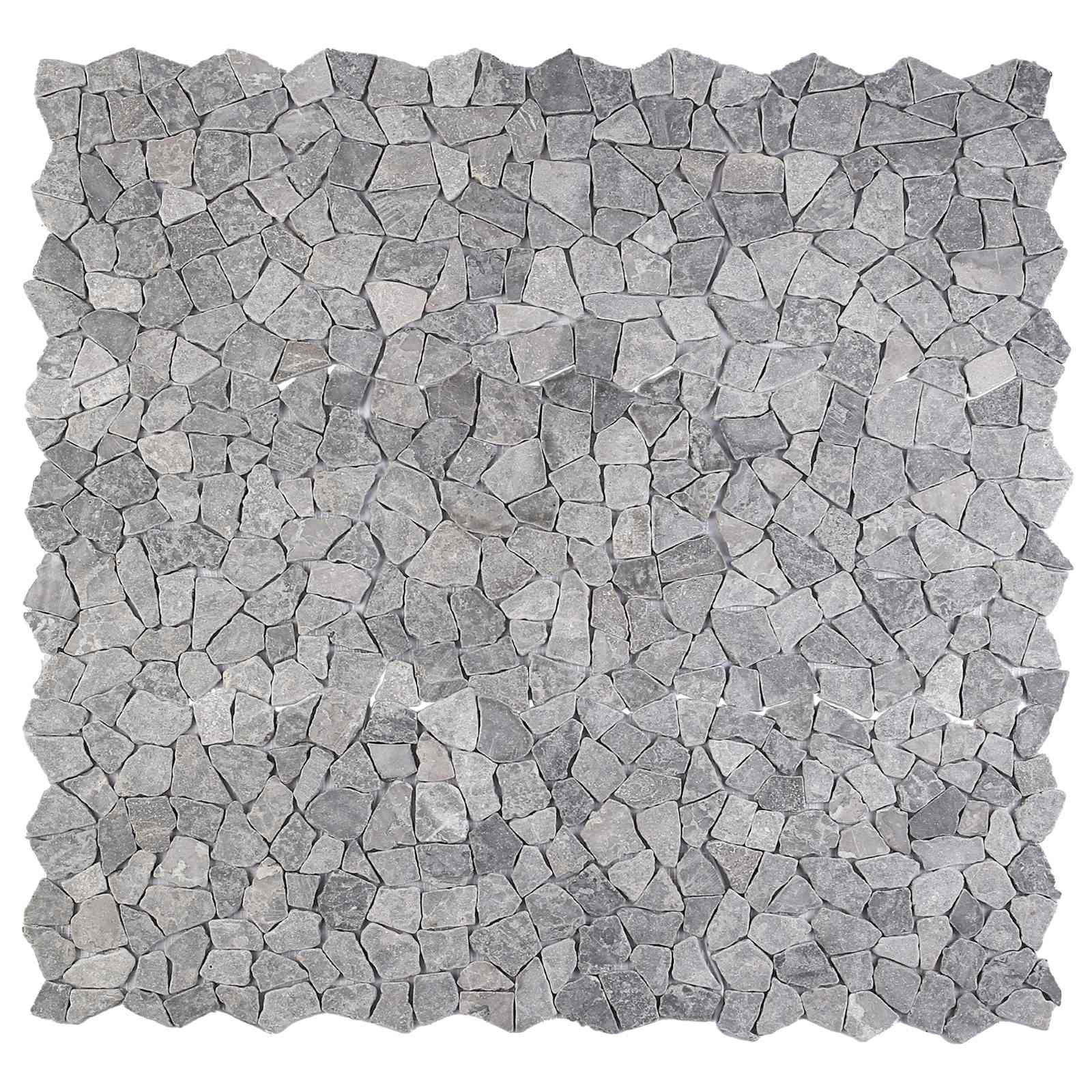 vidaXL Mosaikfliesen Hellgrau 30 x 30 cm Marmor – Bild 5