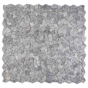 Mozaikové dlaždice Světle šedá 30 x 30 cm Mramor - obrázek 5