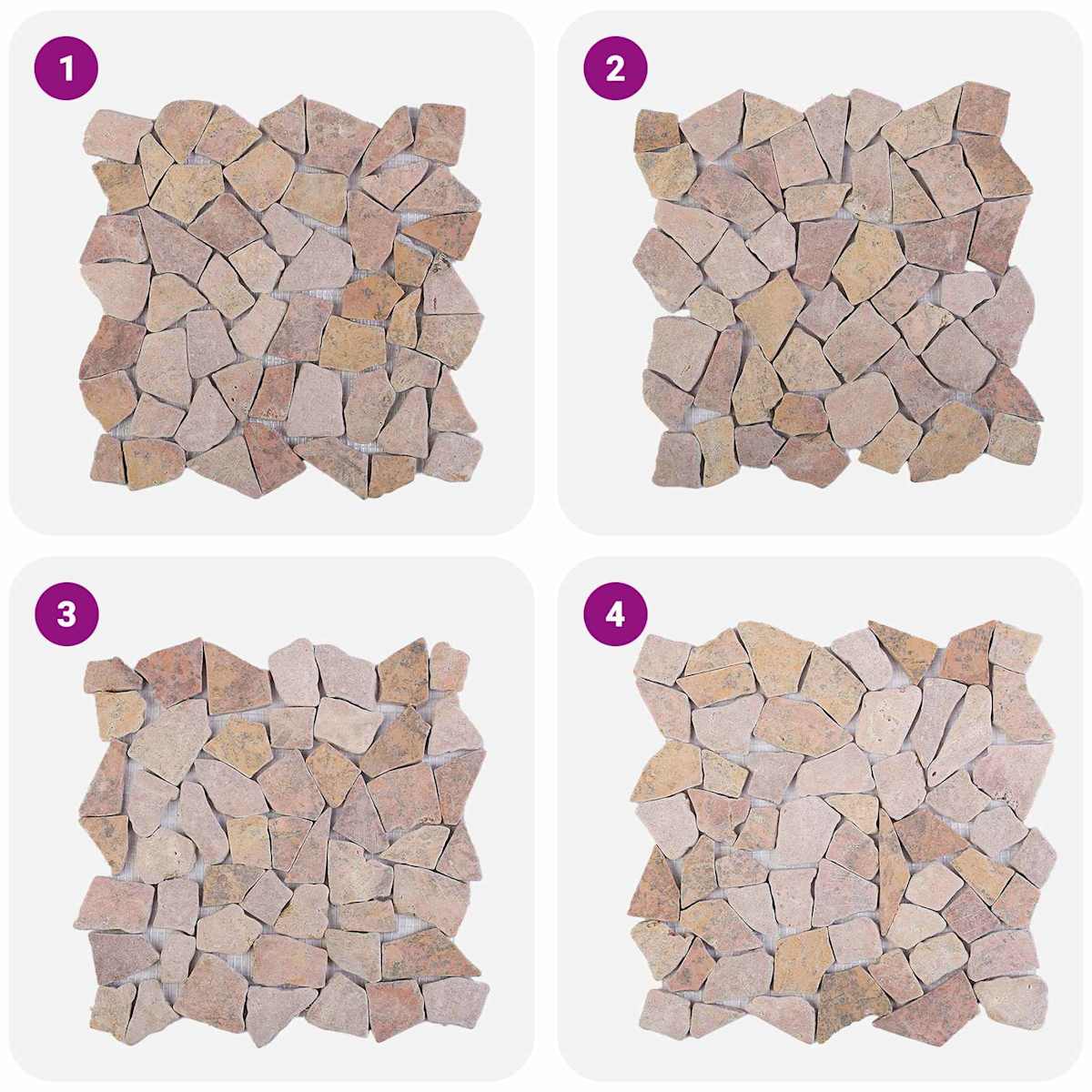 Mosaik Fliser 30 x 30 cm Marmor - Billede 9