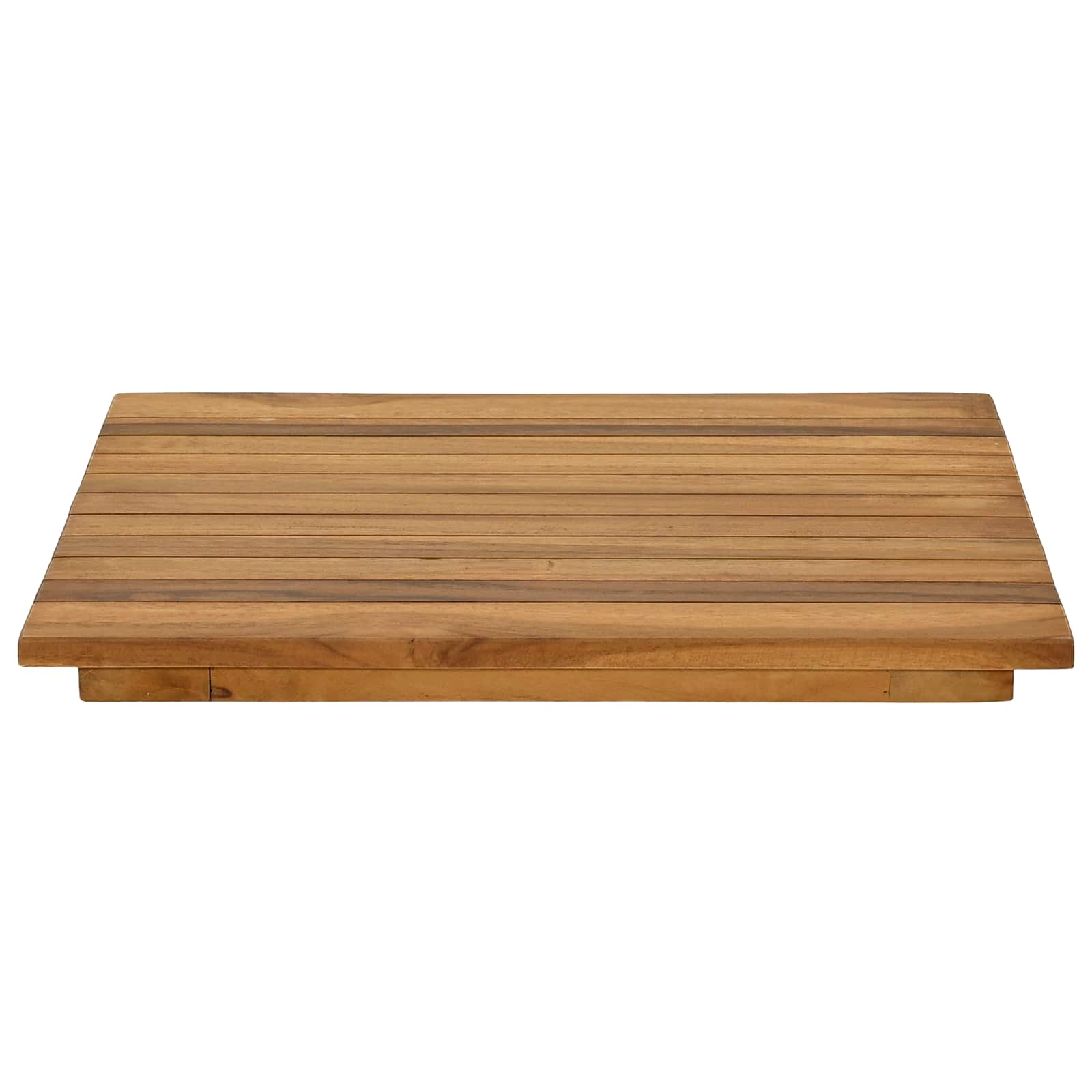 Tafelblad 40 x 40 x 3,5 cm Vierkant Massief Teakhout Naturel image 3