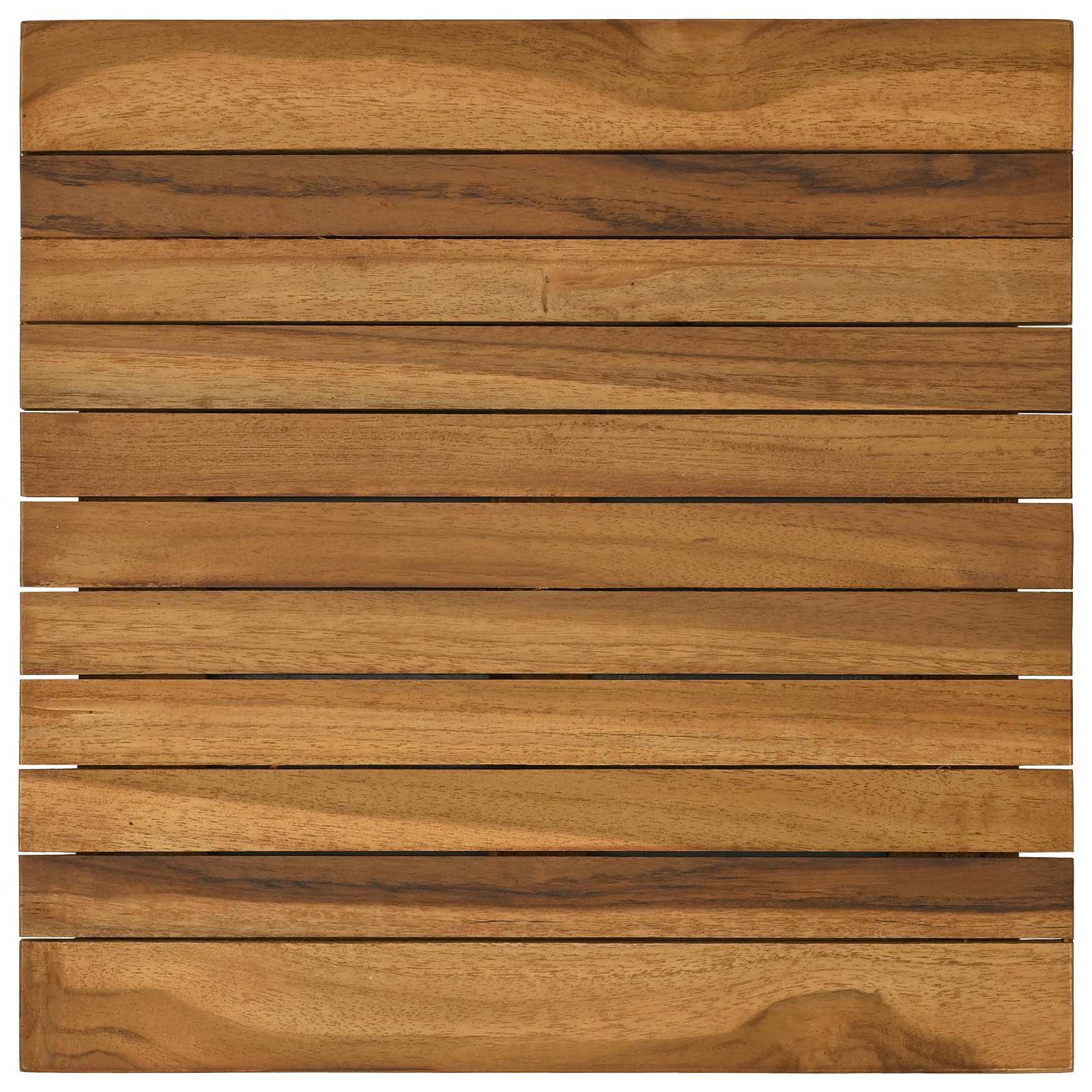 Tafelblad 40 x 40 x 3,5 cm Vierkant Massief Teakhout Naturel image 2