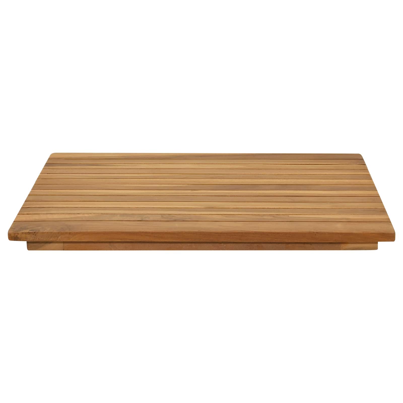 Tafelblad 50 x 50 x 3,5 cm Vierkant Massief Teakhout Naturel image 3