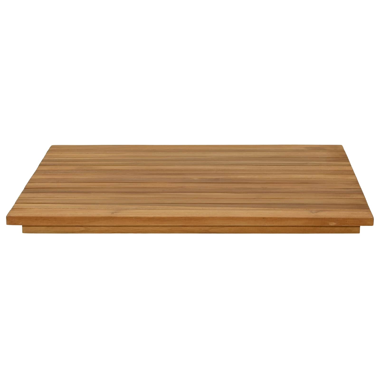 Tafelblad 60 x 60 x 3,5 cm Vierkant Massief Teakhout Naturel image 3