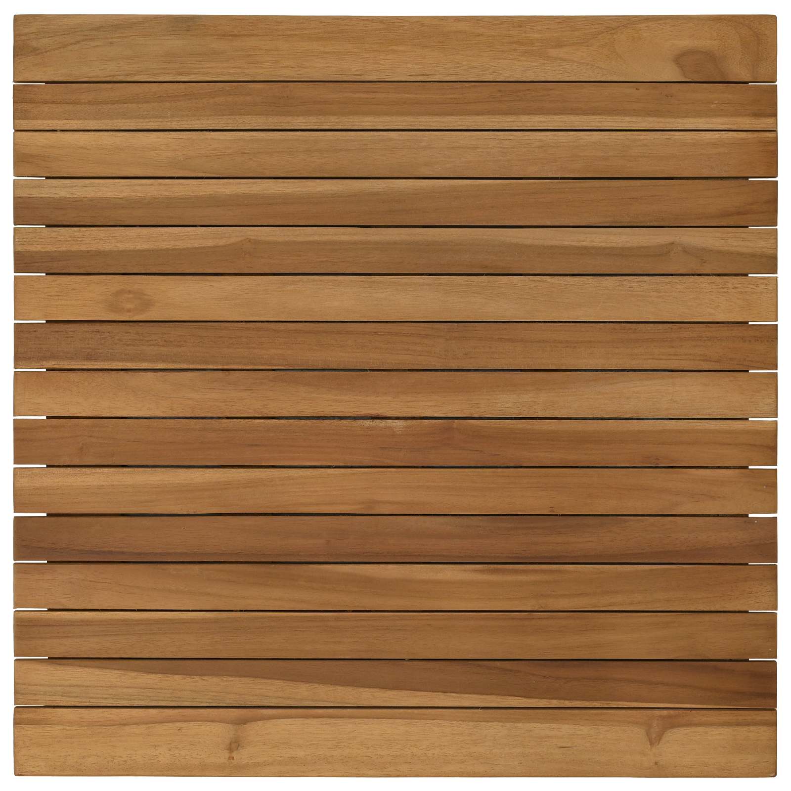 Tafelblad 60 x 60 x 3,5 cm Vierkant Massief Teakhout Naturel image 2
