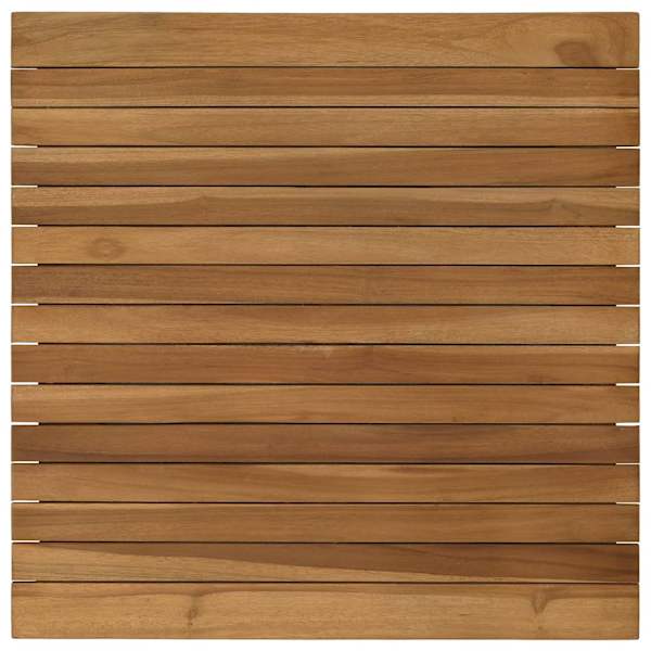 vidaXL Lauda peal 60 x 60 x 3,5 cm Kandiline Tugev teakpuit Naturaalne