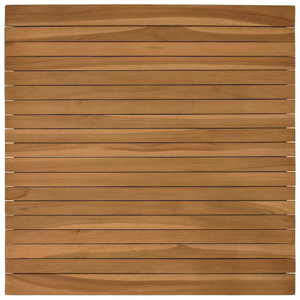 vidaXL Lauda peal 70 x 70 x 3,5 cm Kandiline Tugev teakpuit Naturaalne