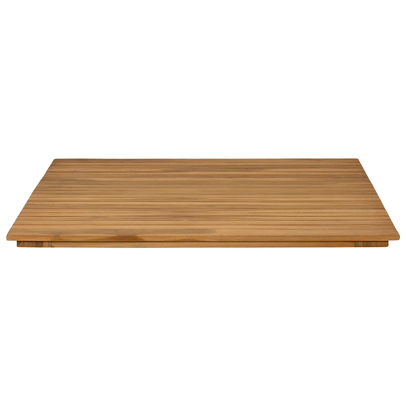 Tafelblad 80 x 80 x 3,5 cm Vierkant Massief Teakhout Naturel image 3