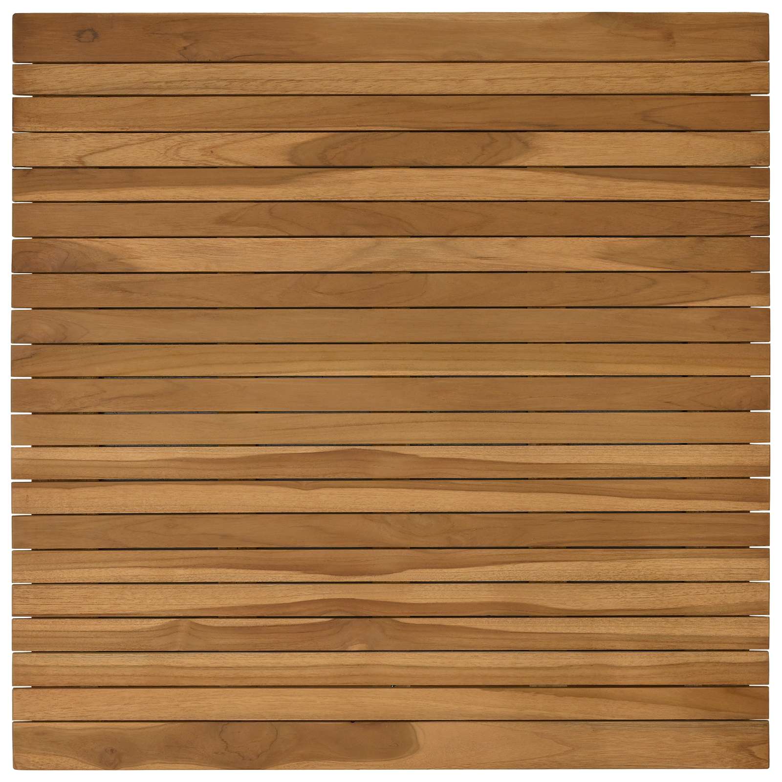 Tafelblad 80 x 80 x 3,5 cm Vierkant Massief Teakhout Naturel image 2