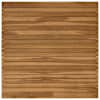 vidaXL Lauda peal 80 x 80 x 3,5 cm Kandiline Tugev teakpuit Naturaalne