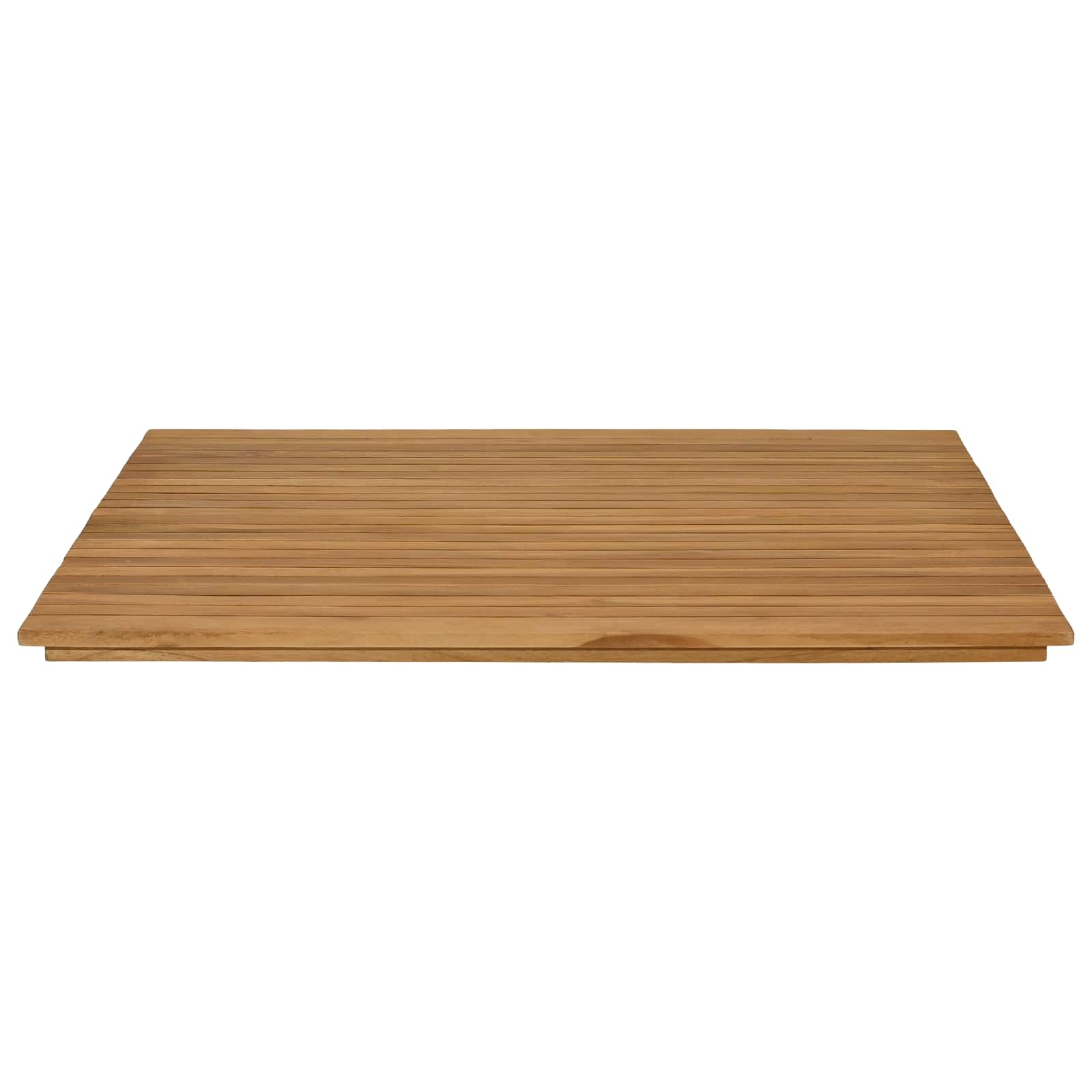 Tafelblad 90 x 90 x 3,5 cm Vierkant Massief Teakhout Naturel image 3