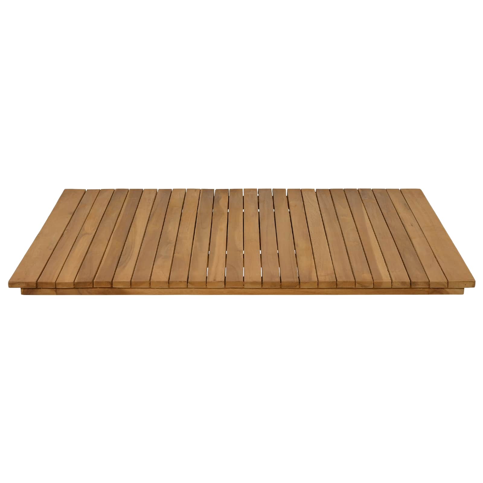 Tafelblad 90 x 90 x 3,5 cm Vierkant Massief Teakhout Naturel image 4