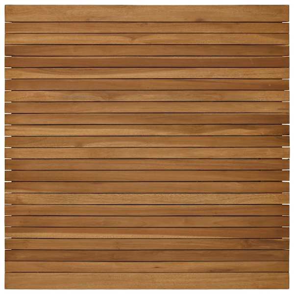 vidaXL Lauda peal 90 x 90 x 3,5 cm Kandiline Tugev teakpuit Naturaalne