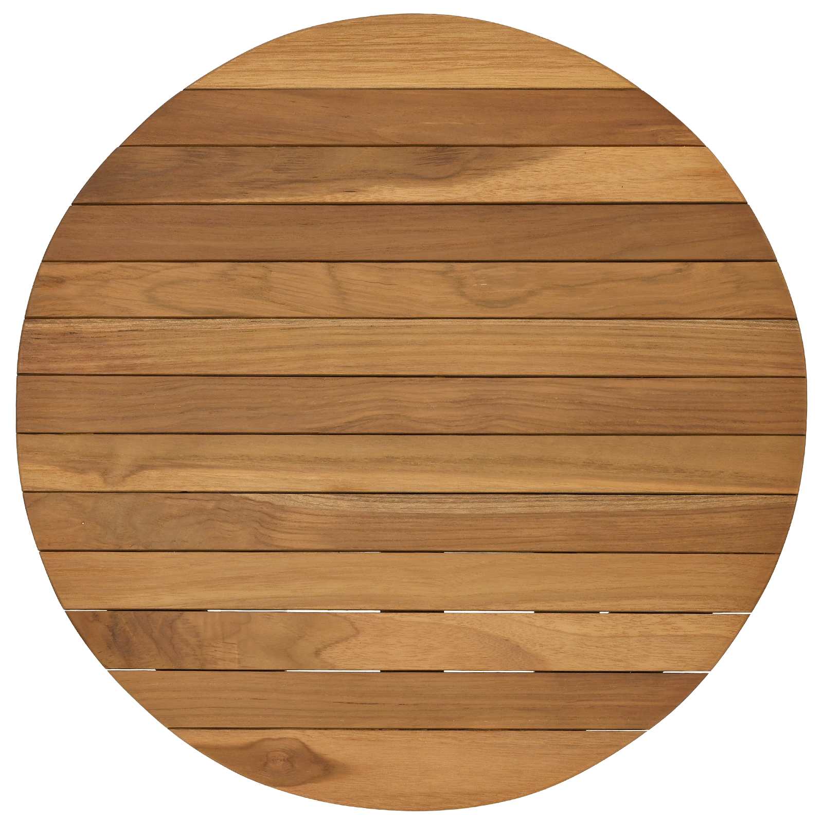 vidaXL Placă de masă Ø 50 x 3,5 Rotund Lemn solid de tec natural