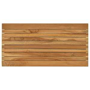 vidaXL Lauda peal 80 x 40 x 3,5 cm Ristk&uuml;lik Tugev teakpuit Naturaalne