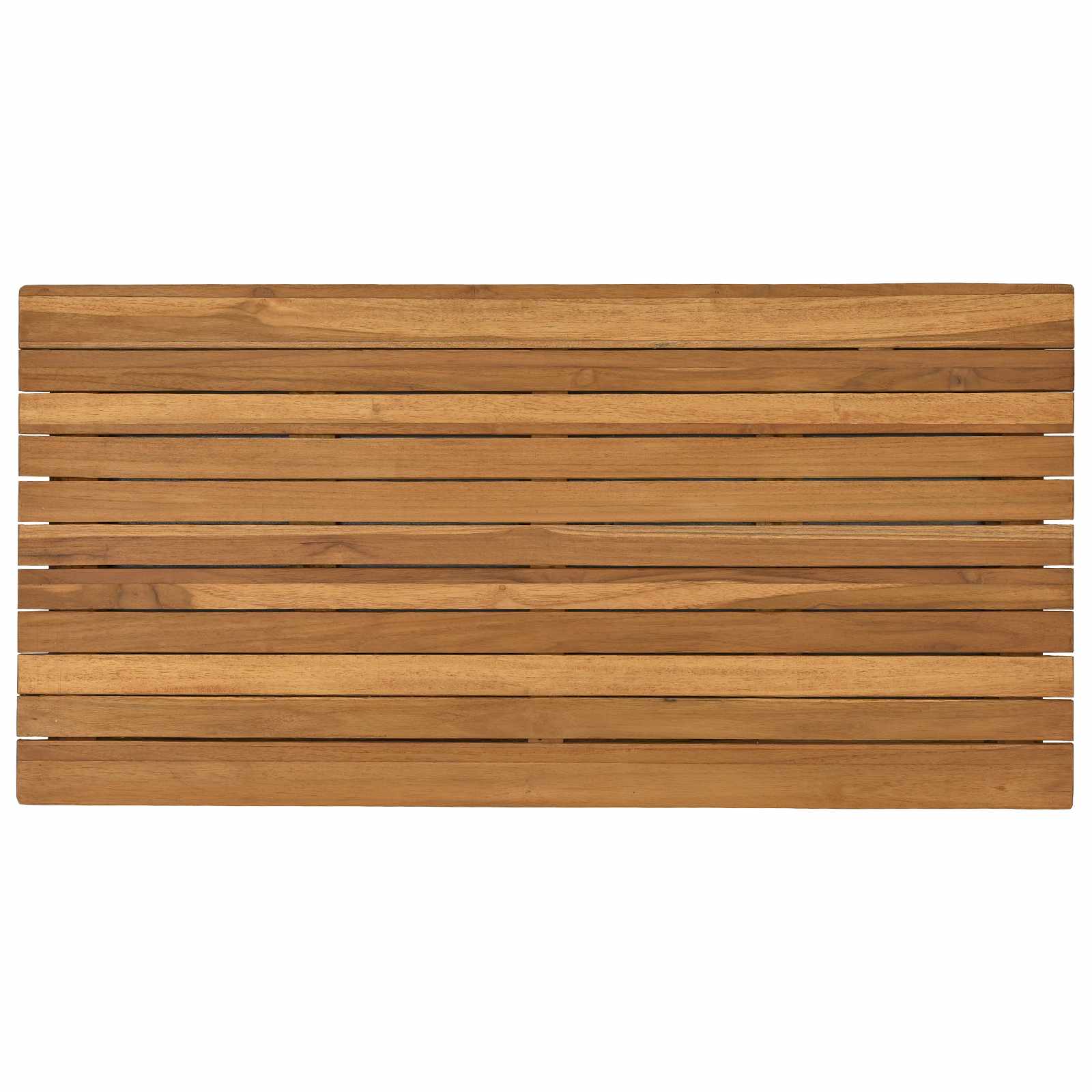 Tafelblad 90 x 45 x 3,5 cm Rechthoekig Massief Teakhout Naturel image 2