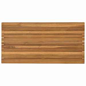 vidaXL Lauda peal 90 x 45 x 3,5 cm Ristk&uuml;lik Tugev teakpuit Naturaalne