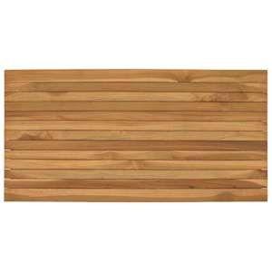 vidaXL Lauda peal 100 x 50 x 3,5 cm Ristk&uuml;lik Tugev teakpuit