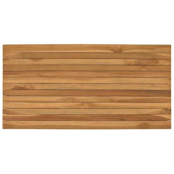 vidaXL Lauda peal 100 x 50 x 3,5 cm Ristk&uuml;lik Tugev teakpuit
