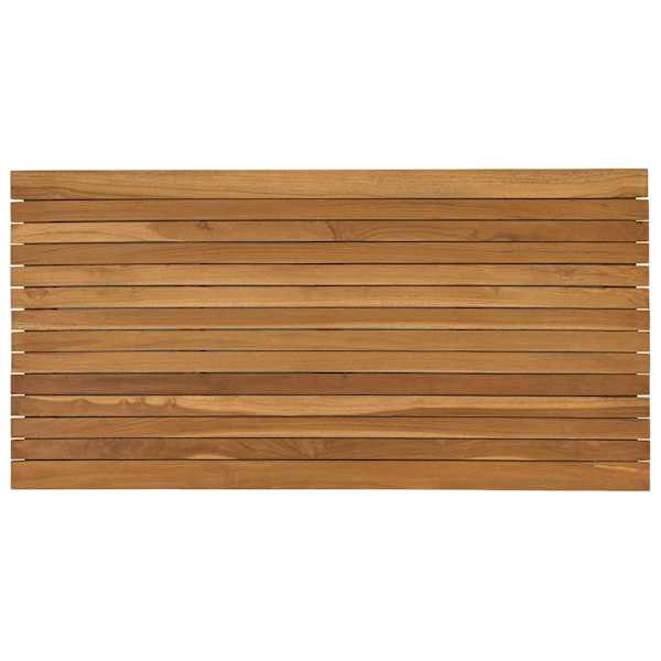 vidaXL Lauda peal 110 x 55 x 3,5 cm Ristk&uuml;lik Tugev teakpuit