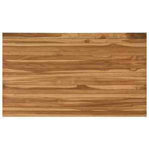 vidaXL Lauda peal 120 x 70 x 3,5 cm Ristk&uuml;lik Tugev teakpuit