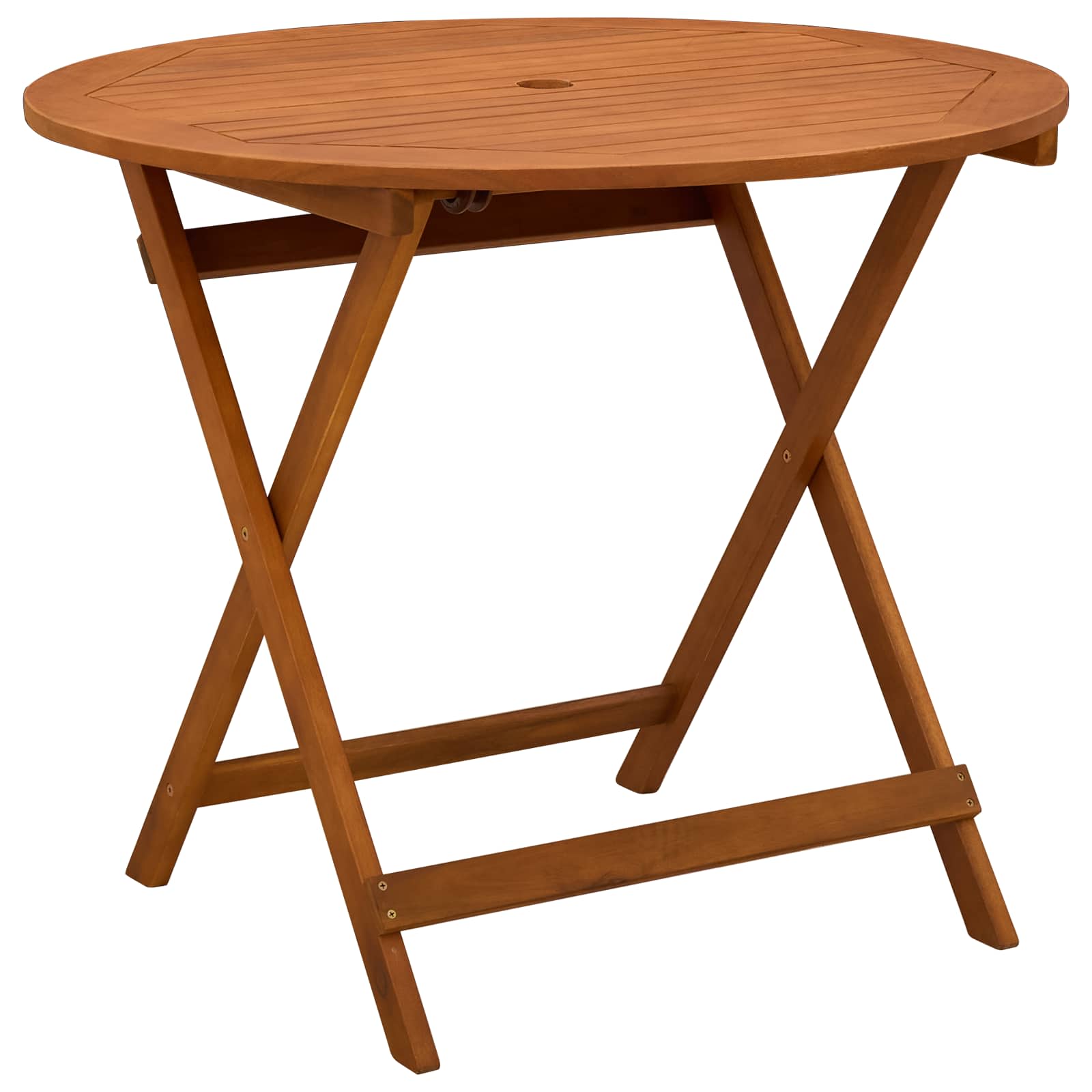 Buitenmeubelset 5-delig Naturel Massief eucalyptushout image 3