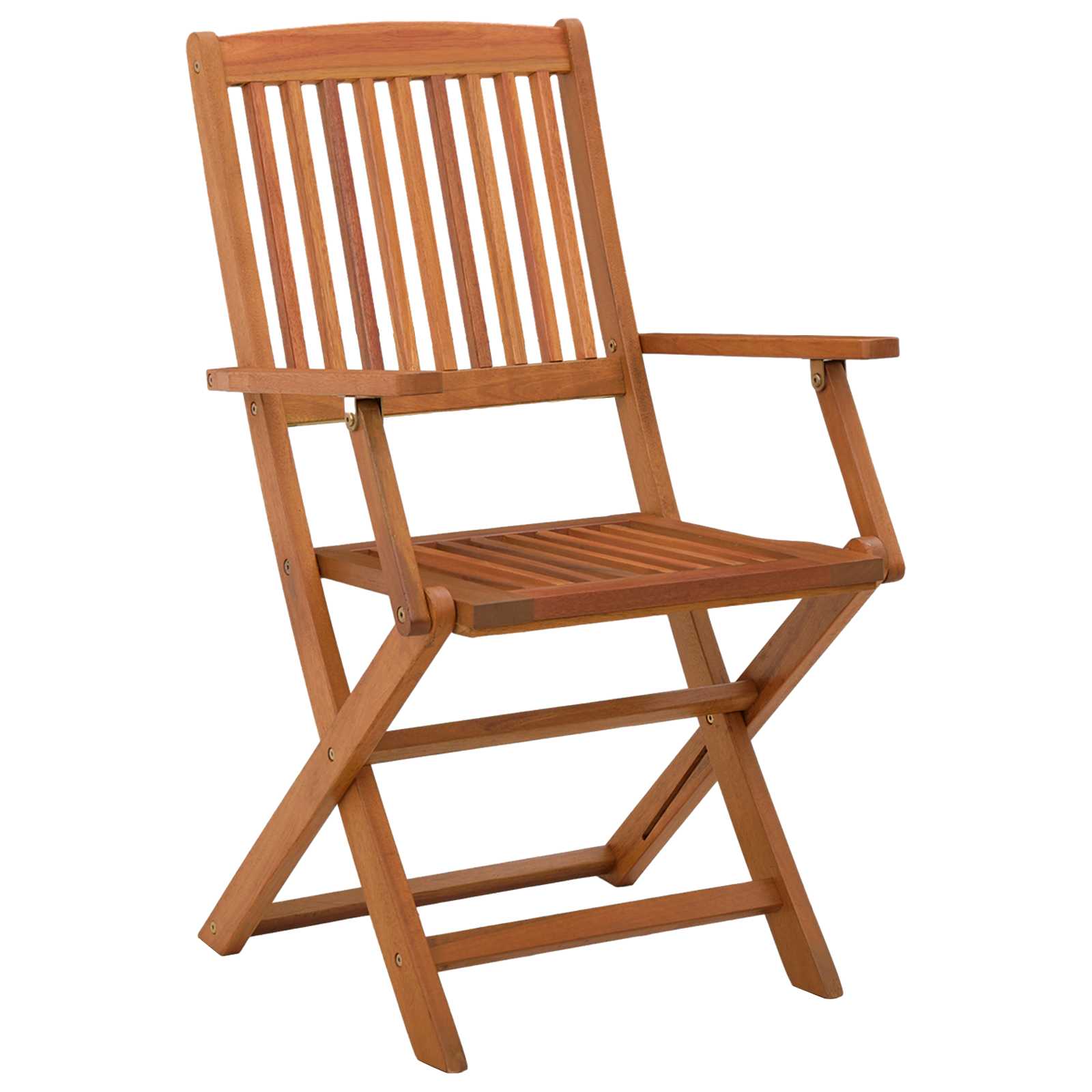 Buitenmeubelset 5-delig Naturel Massief eucalyptushout image 4