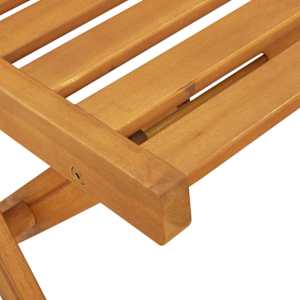 Venkovní bistro židle 8 pcs Přírodní 40 x 53 x 80 cm - obrázek 9