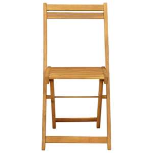 Venkovní bistro židle 8 pcs Přírodní 40 x 53 x 80 cm - obrázek 5
