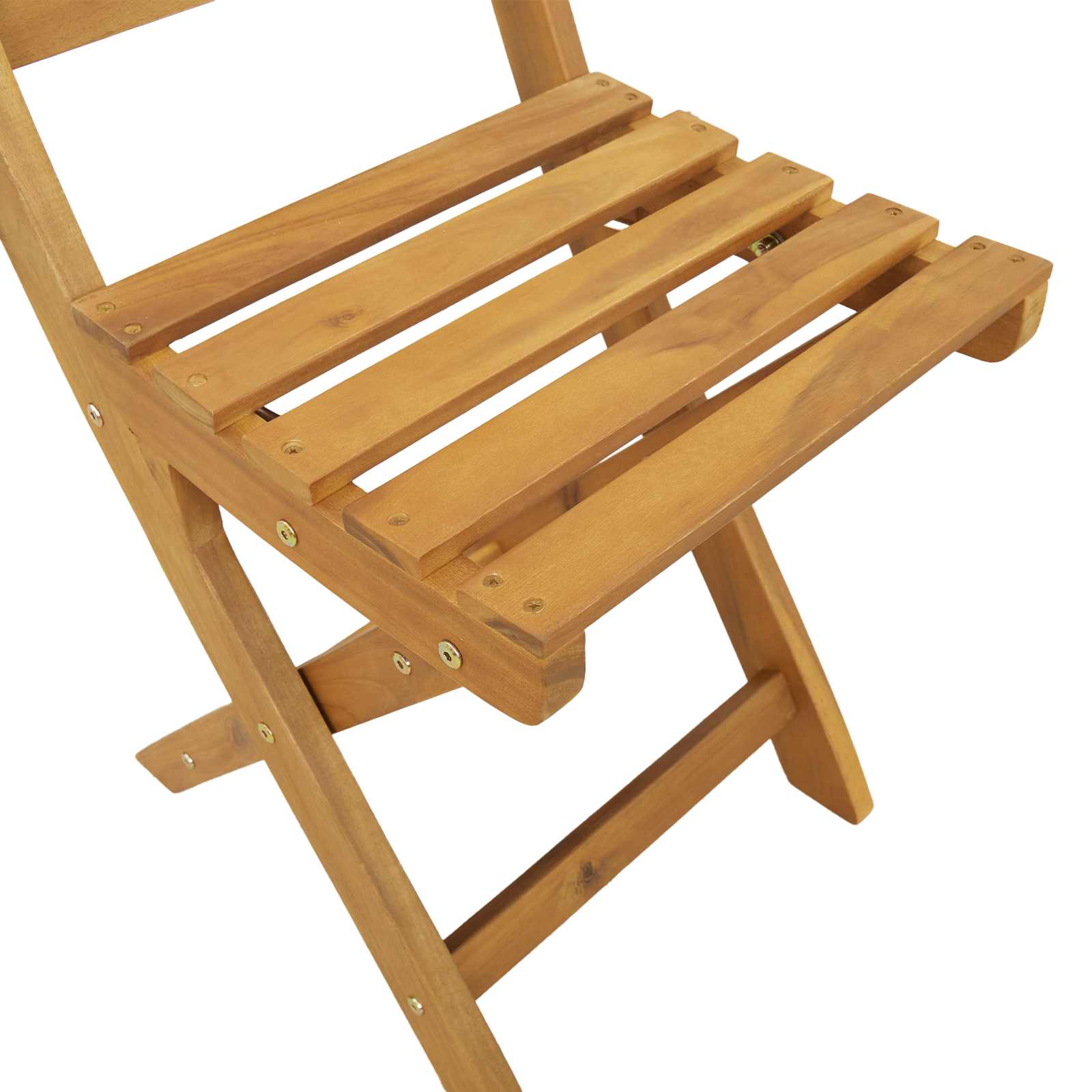 Bistrostoelen voor buiten 6 pcs Naturel Massief Acaciahout image 9