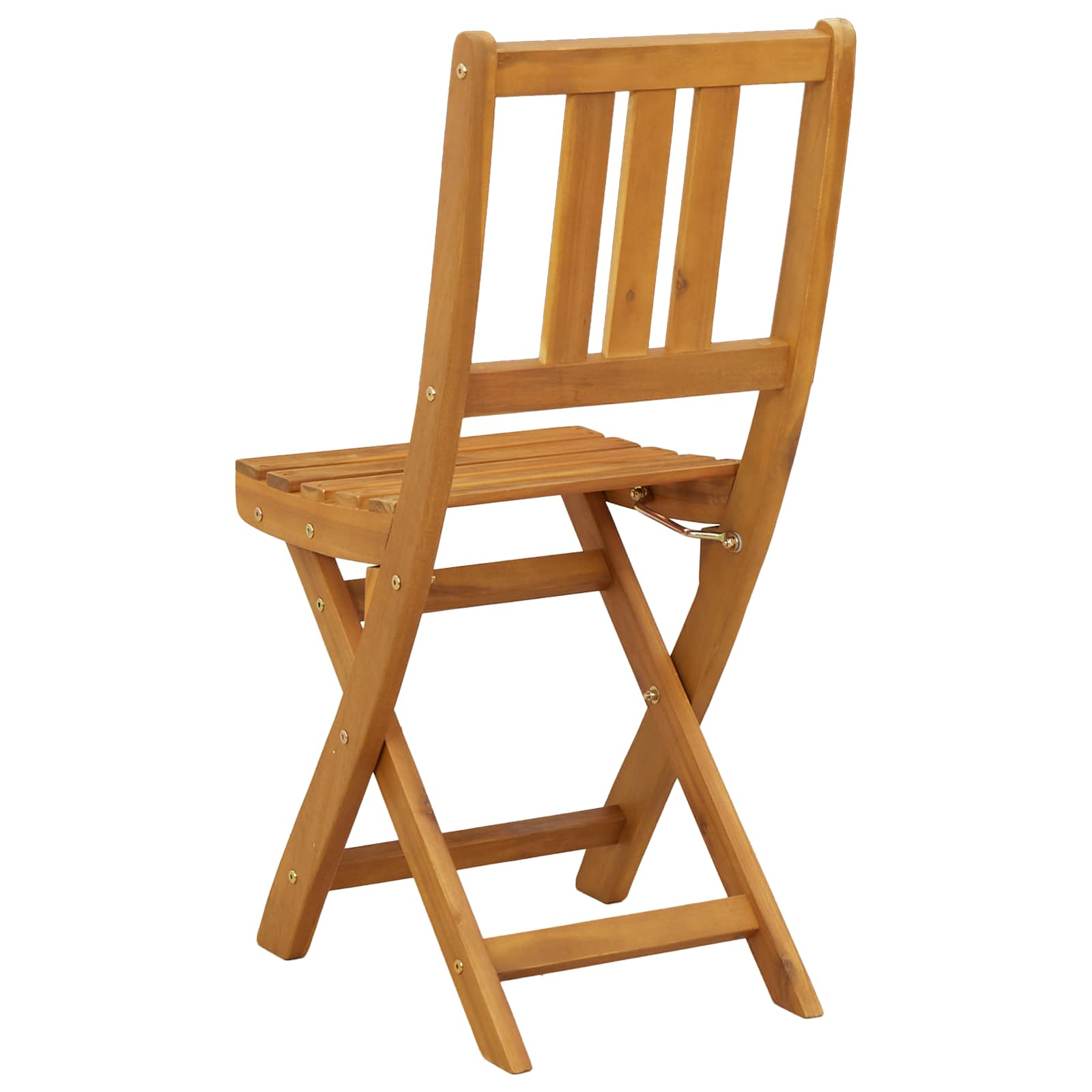 Bistrostoelen voor buiten 6 pcs Naturel Massief Acaciahout image 7