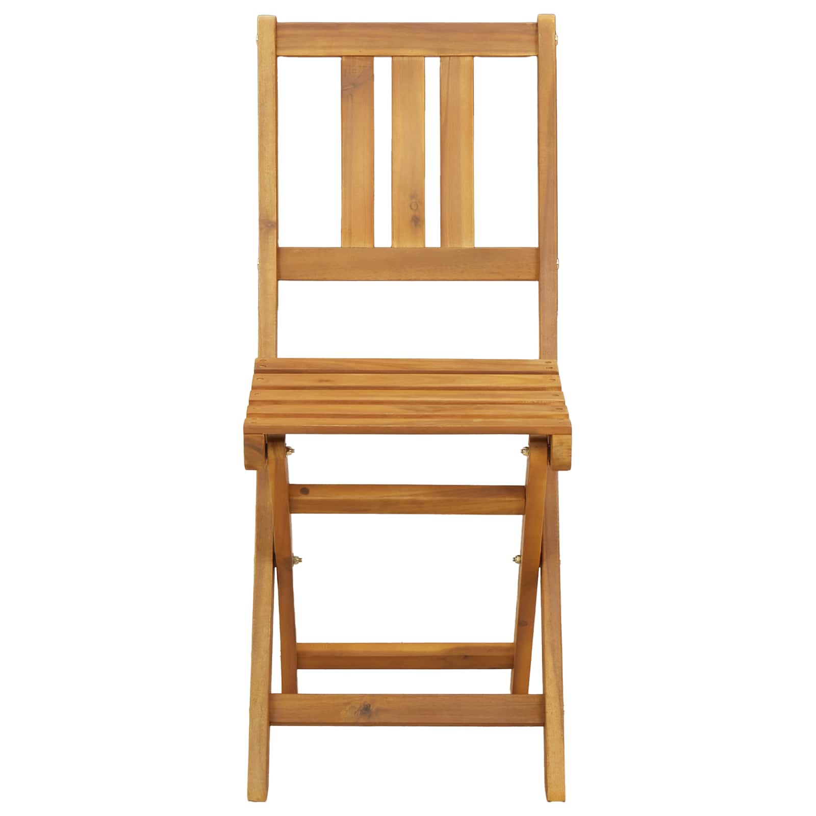 Bistrostoelen voor buiten 6 pcs Naturel Massief Acaciahout image 5