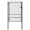 vidaXL Tara aed DRONTEN 100 x 150 cm Teras Must Lukustatav