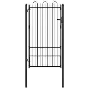 vidaXL Tara aed DRONTEN 100 x 175 cm Teras Must Lukustatav