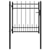 vidaXL Tara aed HORST 100 x 100 cm Lukustatav Teras Must