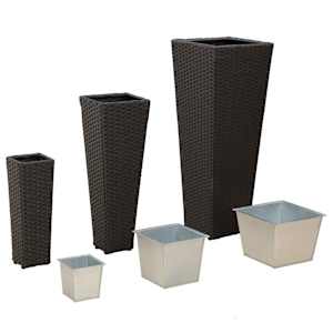Venkovní set 3 pcs Černá Kov - obrázek 6