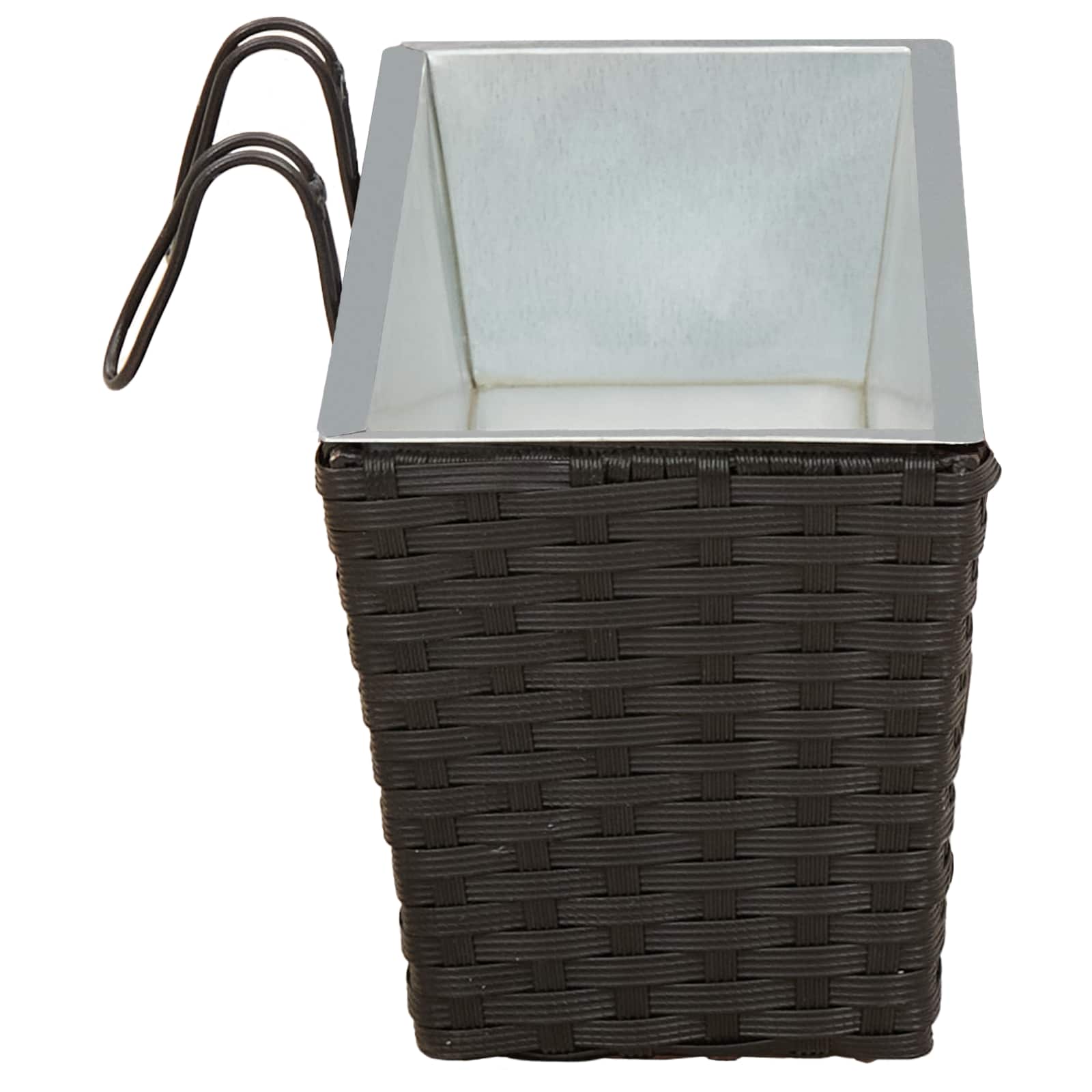 Reling 2 pcs Zwart 50 x 17 x 17 cm Metaal image 6