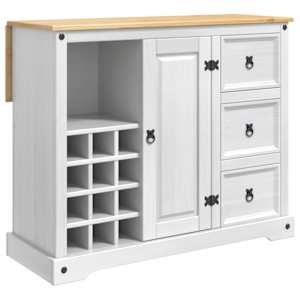 VidaXL K&ouml;&ouml;givarude s&auml;ilitamine Valge ja Meep&otilde;hi 112 x 70 x 91,5 cm