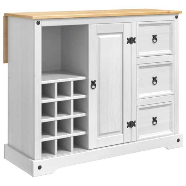 VidaXL K&ouml;&ouml;givarude s&auml;ilitamine Valge ja Meep&otilde;hi 112 x 70 x 91,5 cm